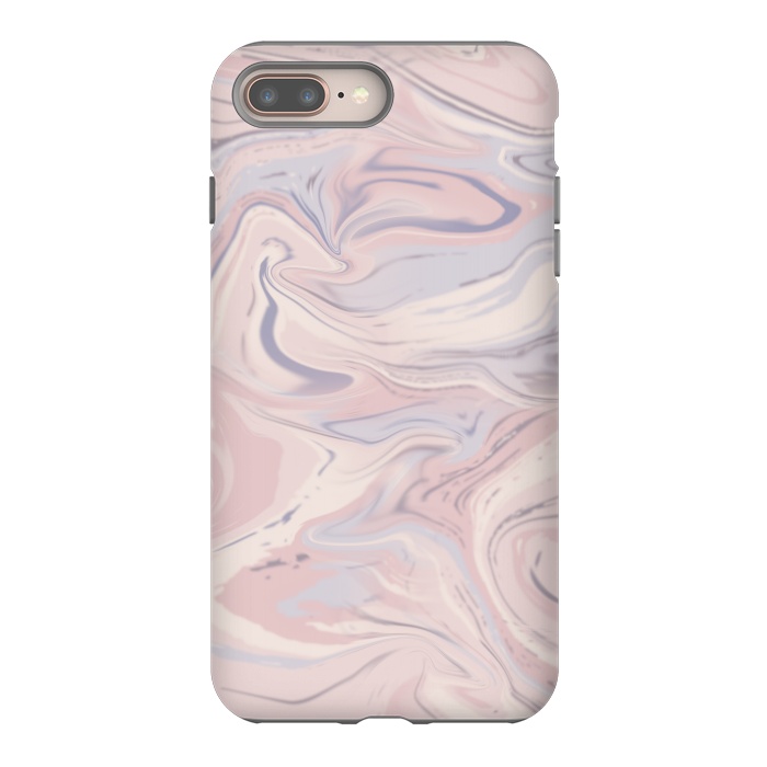iPhone 7 plus StrongFit Blush And Purple Marble Elegance by Andrea Haase