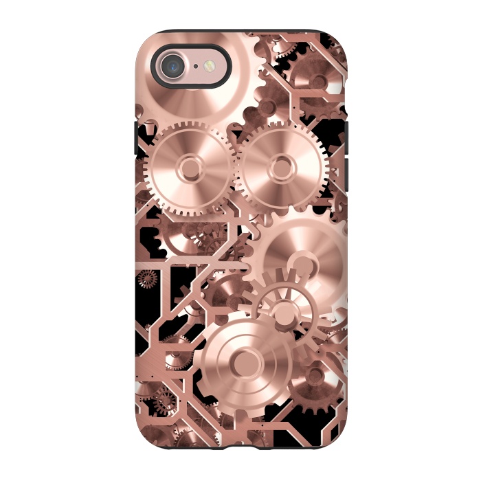 iPhone 7 StrongFit Elegant Rosegold Steampunk by Andrea Haase