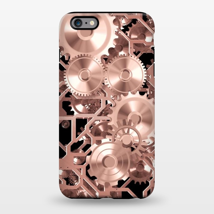 iPhone 6/6s plus StrongFit Elegant Rosegold Steampunk by Andrea Haase