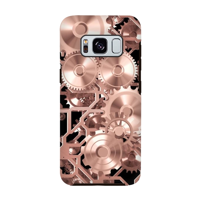 Galaxy S8 StrongFit Elegant Rosegold Steampunk by Andrea Haase