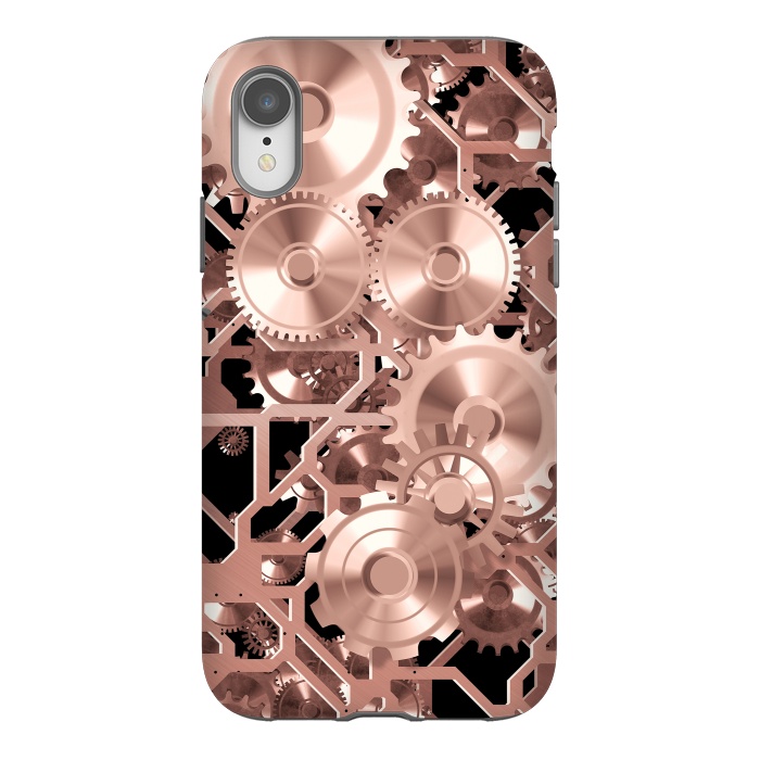 iPhone Xr StrongFit Elegant Rosegold Steampunk by Andrea Haase