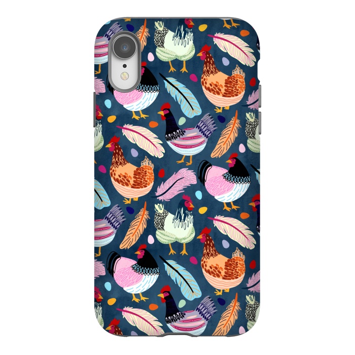 iPhone Xr StrongFit Trendy Chickens  by Tigatiga