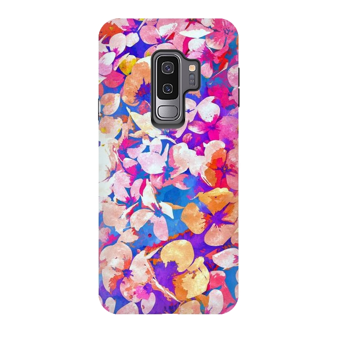 Galaxy S9 plus StrongFit Floral Abundance by Uma Prabhakar Gokhale