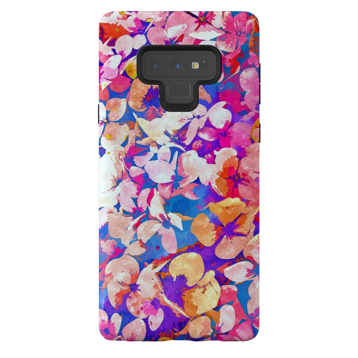 Galaxy Note 9 StrongFit Floral Abundance by Uma Prabhakar Gokhale