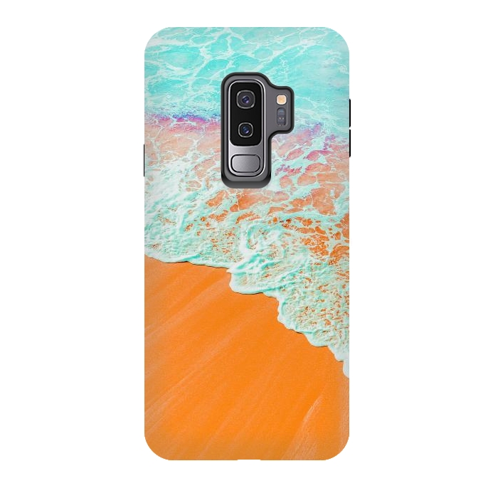 Galaxy S9 plus StrongFit Coral Shore by Uma Prabhakar Gokhale