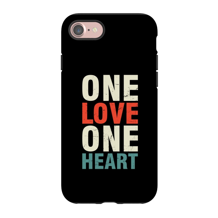 iPhone 7 StrongFit one love one heart by TMSarts