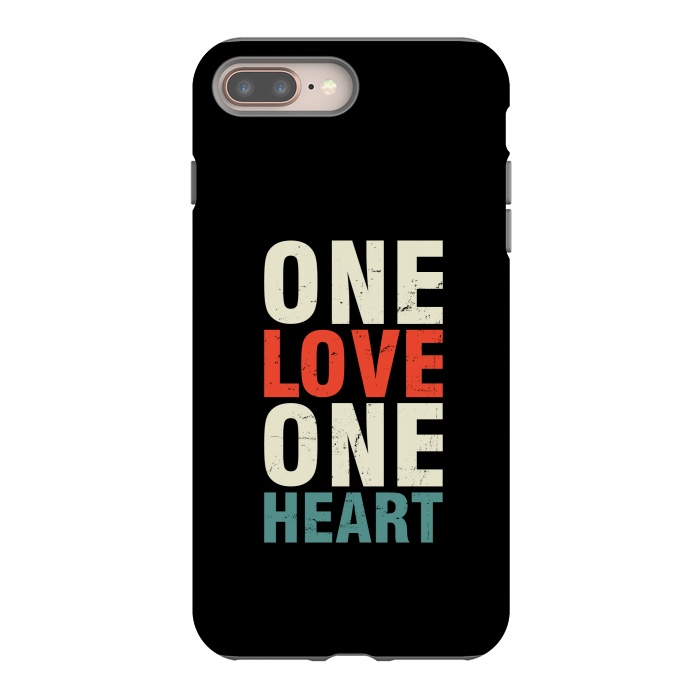 iPhone 7 plus StrongFit one love one heart by TMSarts