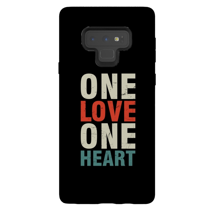 Galaxy Note 9 StrongFit one love one heart by TMSarts