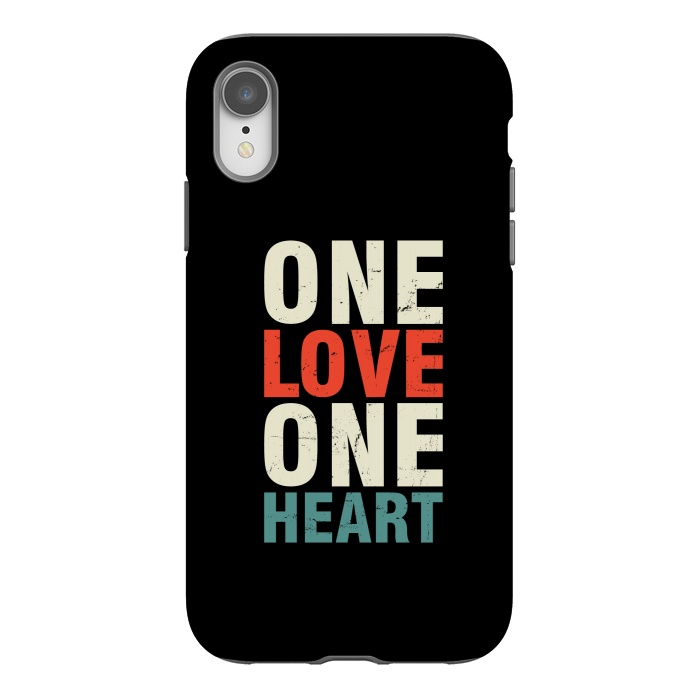 iPhone Xr StrongFit one love one heart by TMSarts