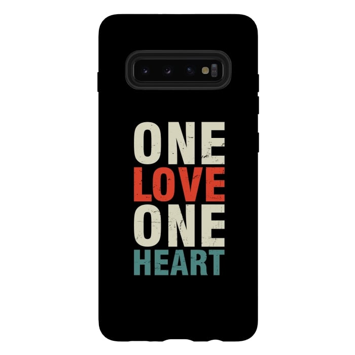 Galaxy S10 plus StrongFit one love one heart by TMSarts