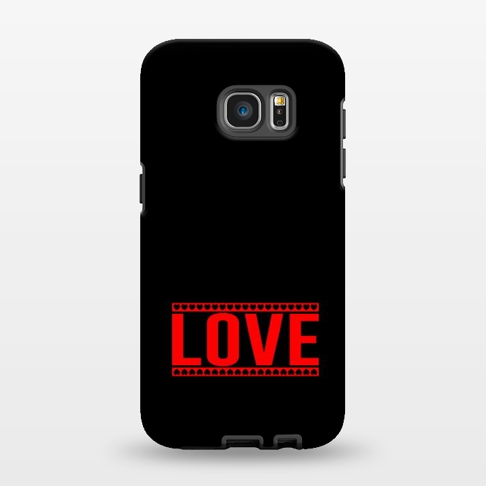 Galaxy S7 EDGE StrongFit love heart by TMSarts