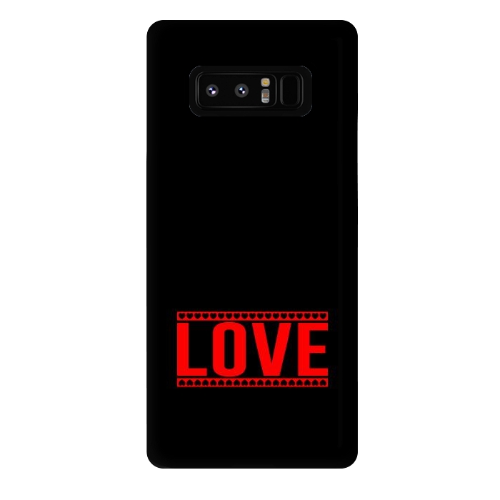 Galaxy Note 8 StrongFit love heart by TMSarts