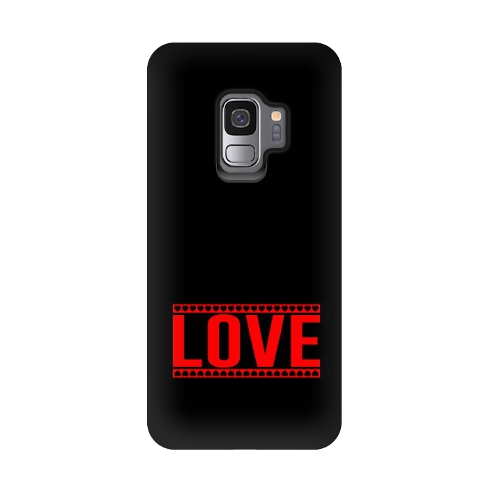 Galaxy S9 StrongFit love heart by TMSarts