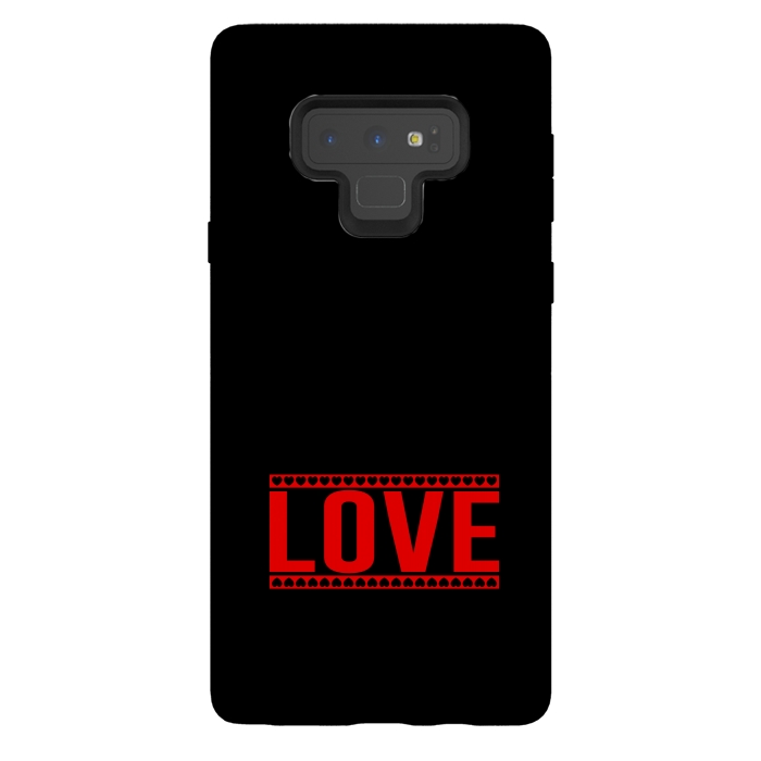 Galaxy Note 9 StrongFit love heart by TMSarts