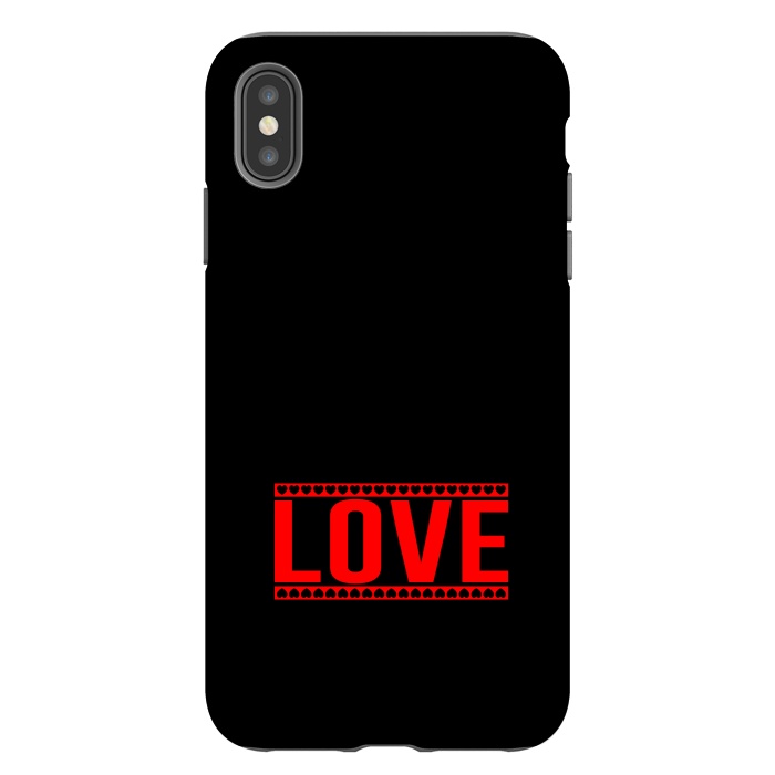 iPhone Xs Max StrongFit love heart by TMSarts