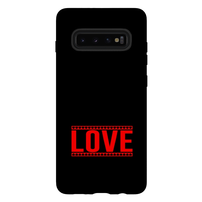 Galaxy S10 plus StrongFit love heart by TMSarts