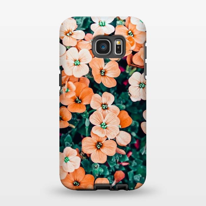 Galaxy S7 EDGE StrongFit Floral Bliss by Uma Prabhakar Gokhale