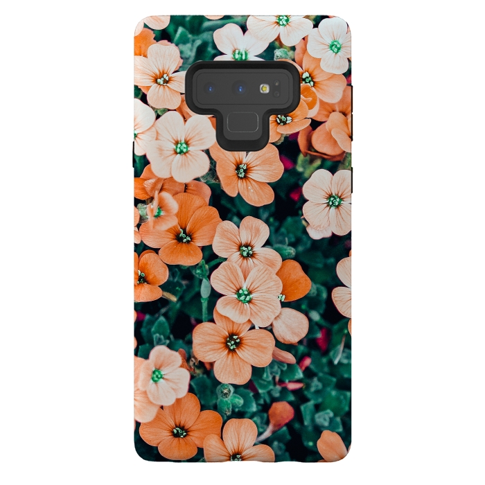 Galaxy Note 9 StrongFit Floral Bliss by Uma Prabhakar Gokhale