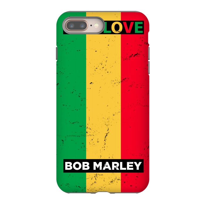 iPhone 7 plus StrongFit one love bob marley by TMSarts
