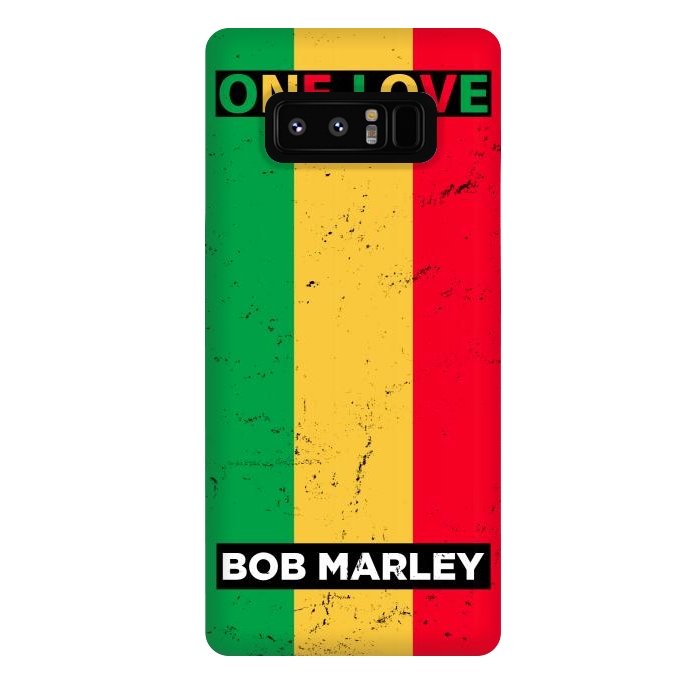 Galaxy Note 8 StrongFit one love bob marley by TMSarts