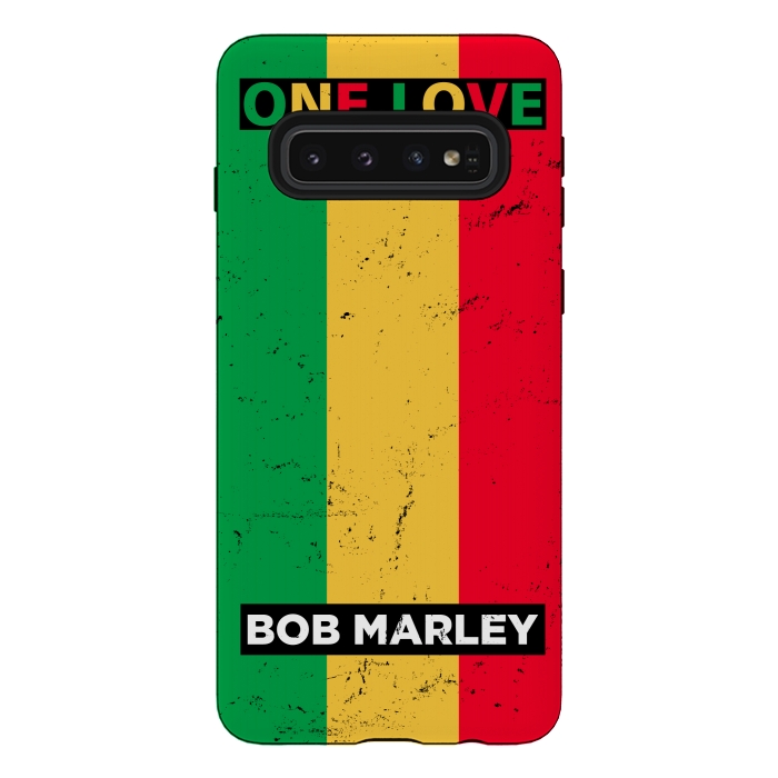 Galaxy S10 StrongFit one love bob marley by TMSarts