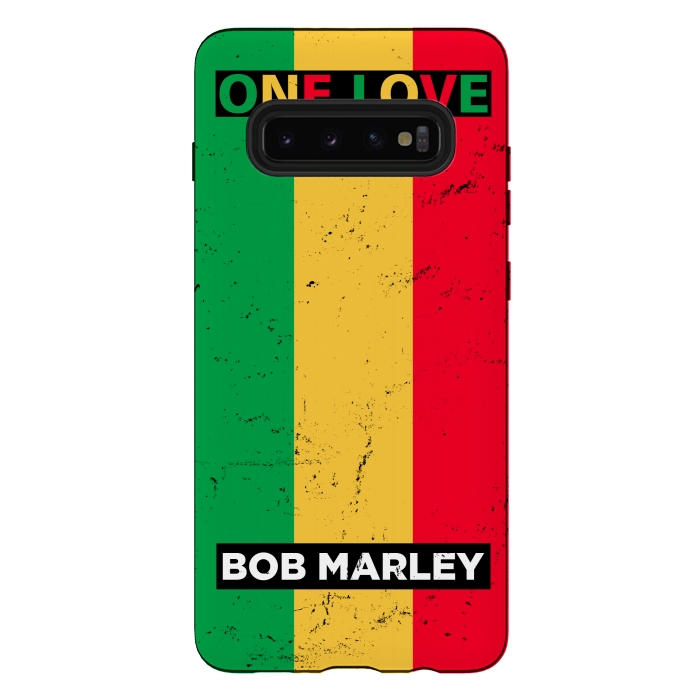 Galaxy S10 plus StrongFit one love bob marley by TMSarts