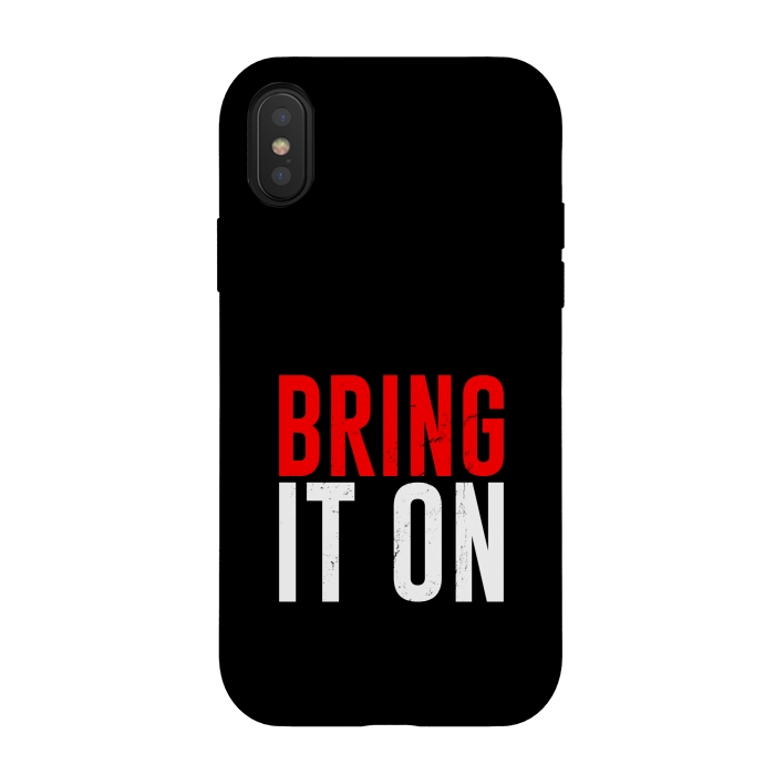 iPhone Xs / X StrongFit bring it on  by TMSarts