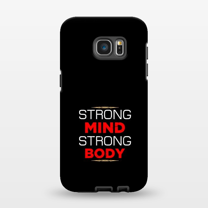 Galaxy S7 EDGE StrongFit strong mind strong body by TMSarts