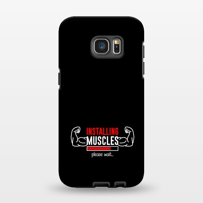 Galaxy S7 EDGE StrongFit installing muscles  by TMSarts