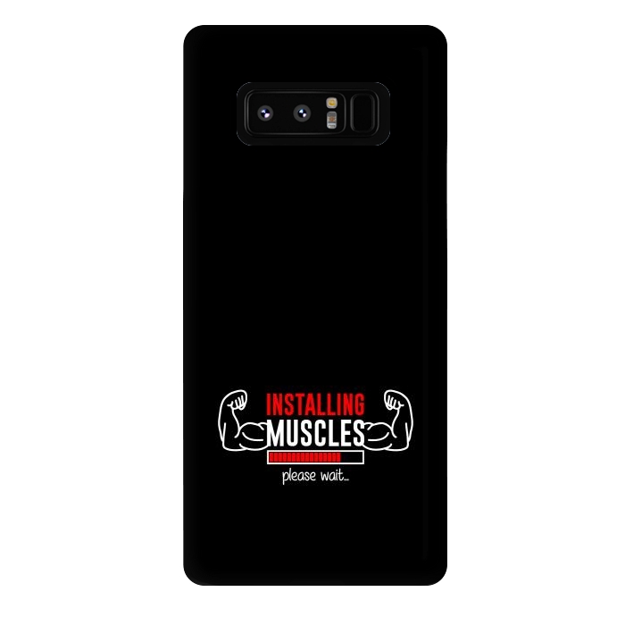 Galaxy Note 8 StrongFit installing muscles  by TMSarts