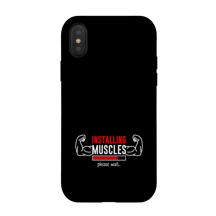 iPhone Xs / X StrongFit installing muscles  by TMSarts