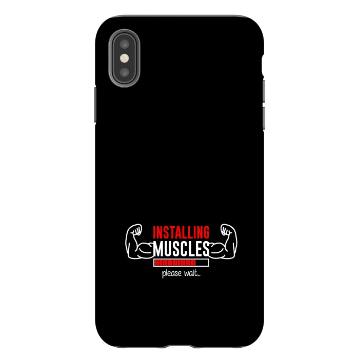 iPhone Xs Max StrongFit installing muscles  by TMSarts