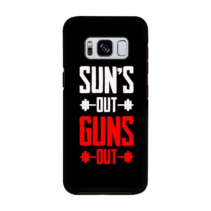 Galaxy S8 StrongFit suns out guns out by TMSarts