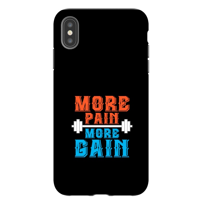 iPhone Xs Max StrongFit more pain more gain by TMSarts