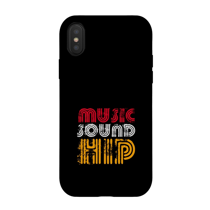 iPhone Xs / X StrongFit music sound hip by TMSarts