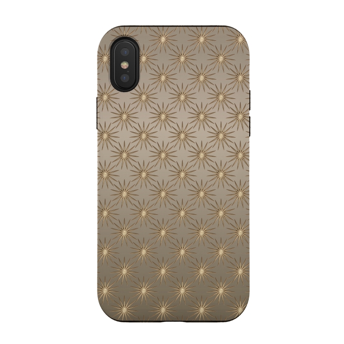 iPhone Xs / X StrongFit Fancy Star Pattern  by Andrea Haase