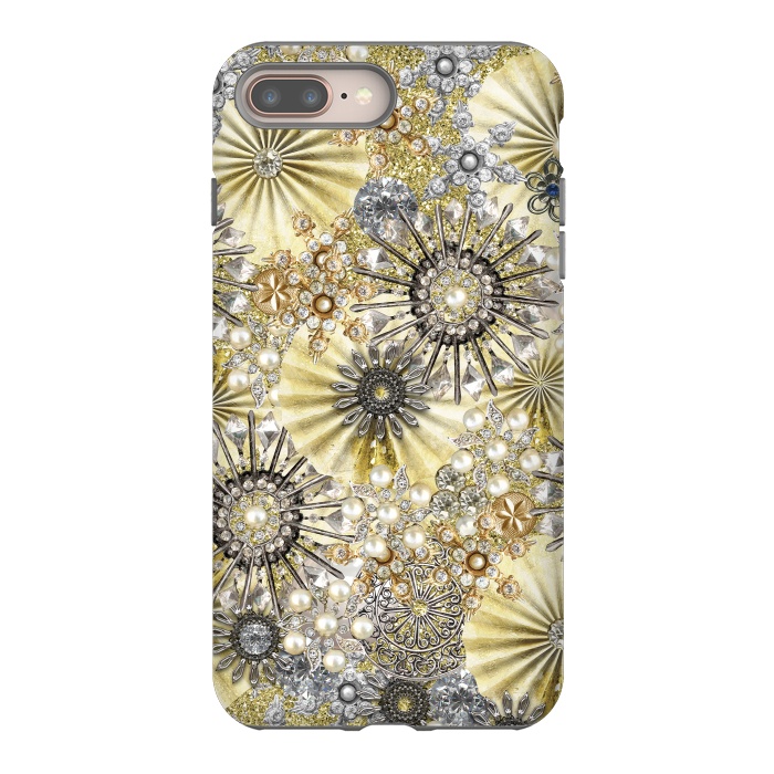 iPhone 7 plus StrongFit Fancy Jewelry Pattern 2 by Andrea Haase