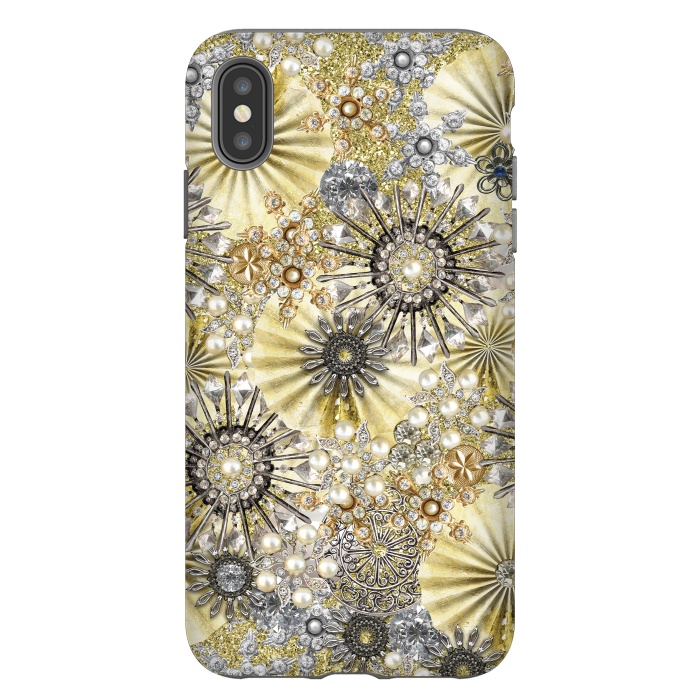 iPhone Xs Max StrongFit Fancy Jewelry Pattern 2 by Andrea Haase