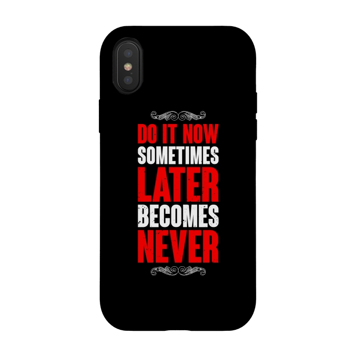 iPhone Xs / X StrongFit do it now sometimes by TMSarts