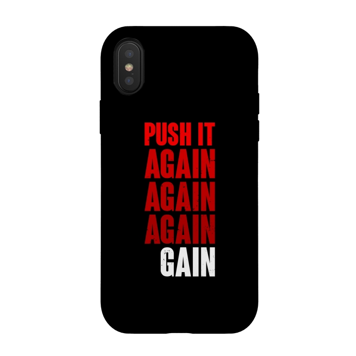 iPhone Xs / X StrongFit push it again by TMSarts