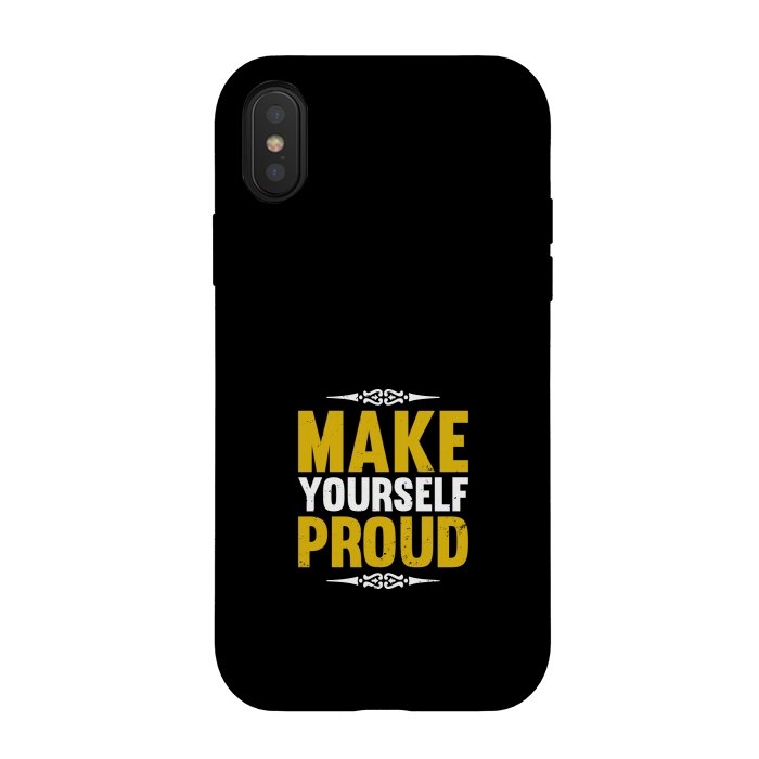 iPhone Xs / X StrongFit make yourself proud by TMSarts