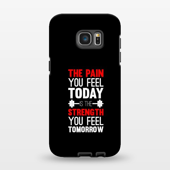 Galaxy S7 EDGE StrongFit the pain you feel today  by TMSarts