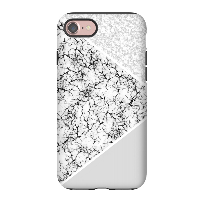 iPhone 7 StrongFit White gray by Jms