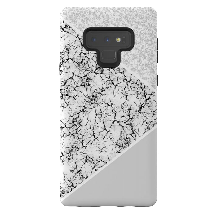 Galaxy Note 9 StrongFit White gray by Jms