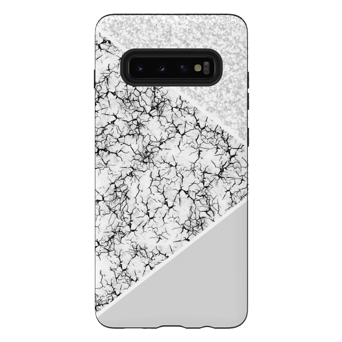 Galaxy S10 plus StrongFit White gray by Jms