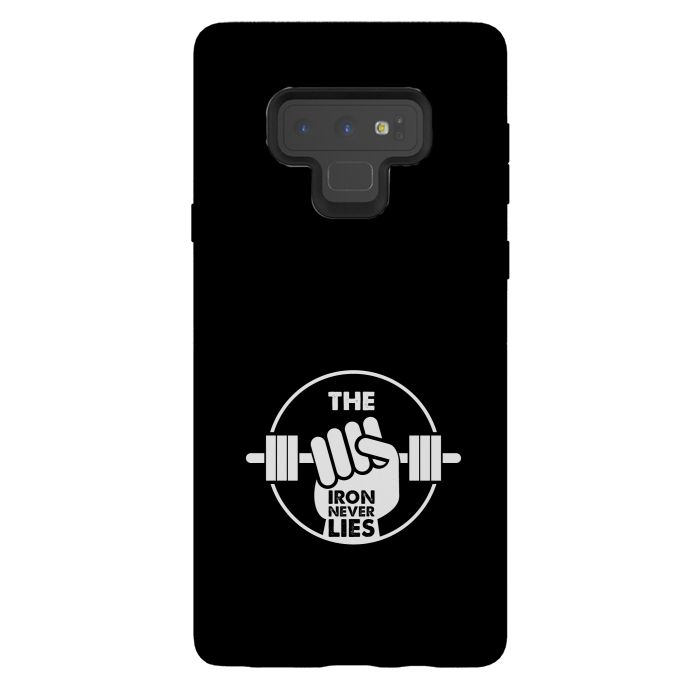 Galaxy Note 9 StrongFit the iron never lies by TMSarts
