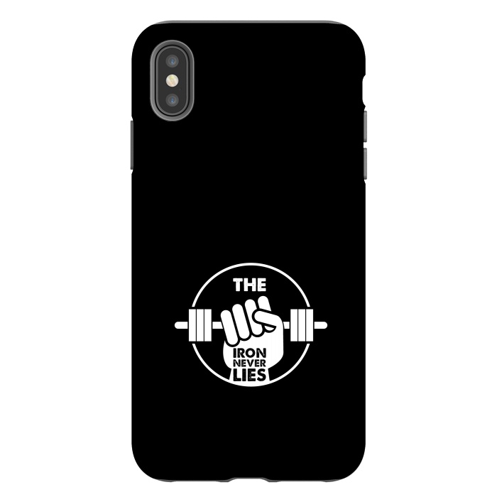 iPhone Xs Max StrongFit the iron never lies by TMSarts