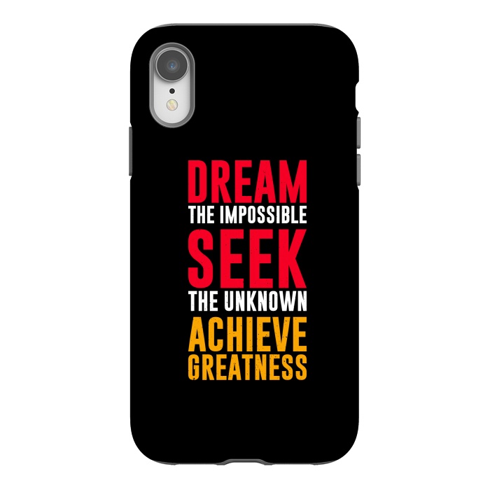 iPhone Xr StrongFit dream the impossible  by TMSarts
