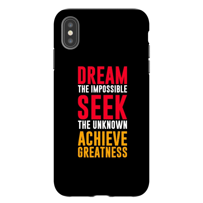 iPhone Xs Max StrongFit dream the impossible  by TMSarts