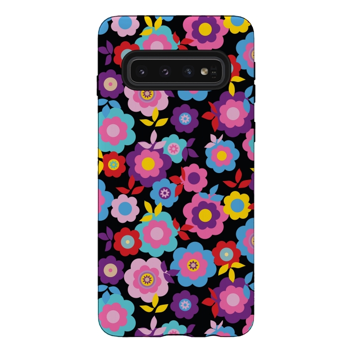 Galaxy S10 StrongFit Eilin's Spring Flowers by Bledi